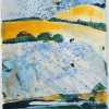Druckgrafik, Das kleine Blau, collagierte Radierung, MaÃÅ¸e 25 x 38 cm