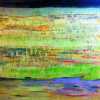 Malerei, Vom Wachsen, Acryl auf Leinwand, 100x100cm